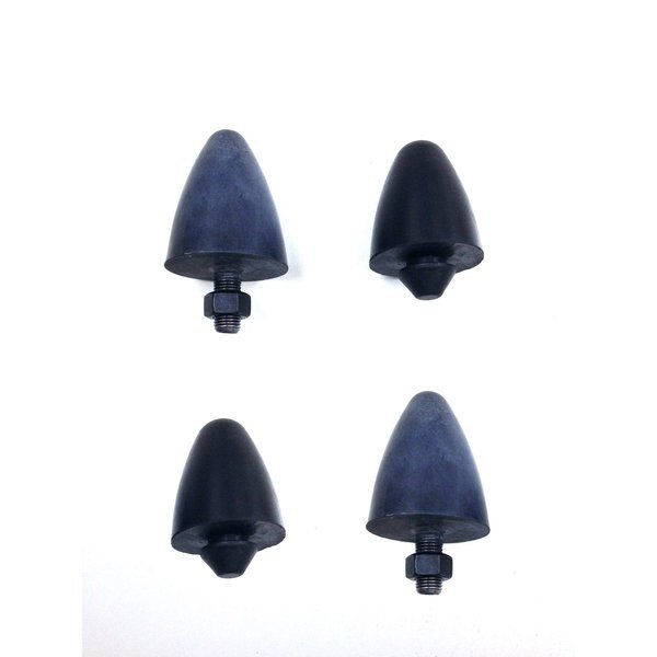 G4097 - 1953-1962 Corvette Front Lower Suspension Rubber Bumper Set, Fairchild Industries, Mfr#: G4097